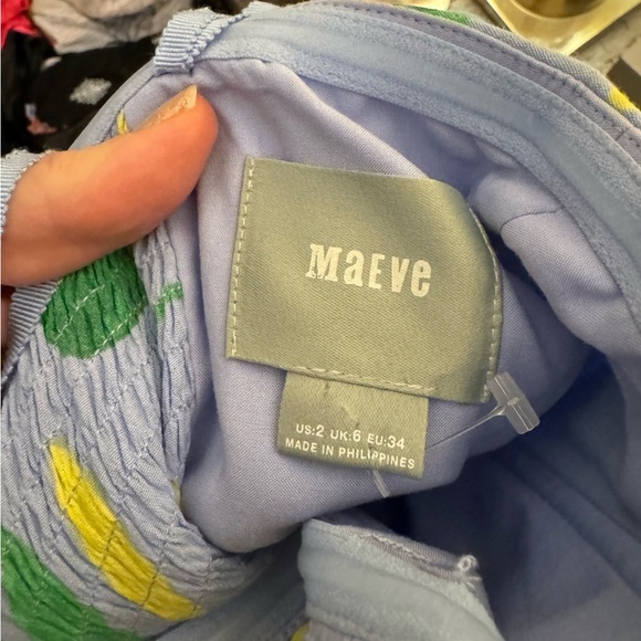 Anthropologie maeve Lemon Grove Strapless Jumpsuit 2 - Picture 4 of 12